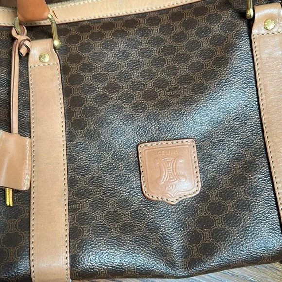 ❌SOLD❌ Celine Travel Tote Duffle Bag with Lock/Key Weekender - Picture 6 of 15